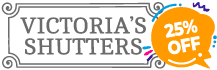 Victoria's Shutters logo